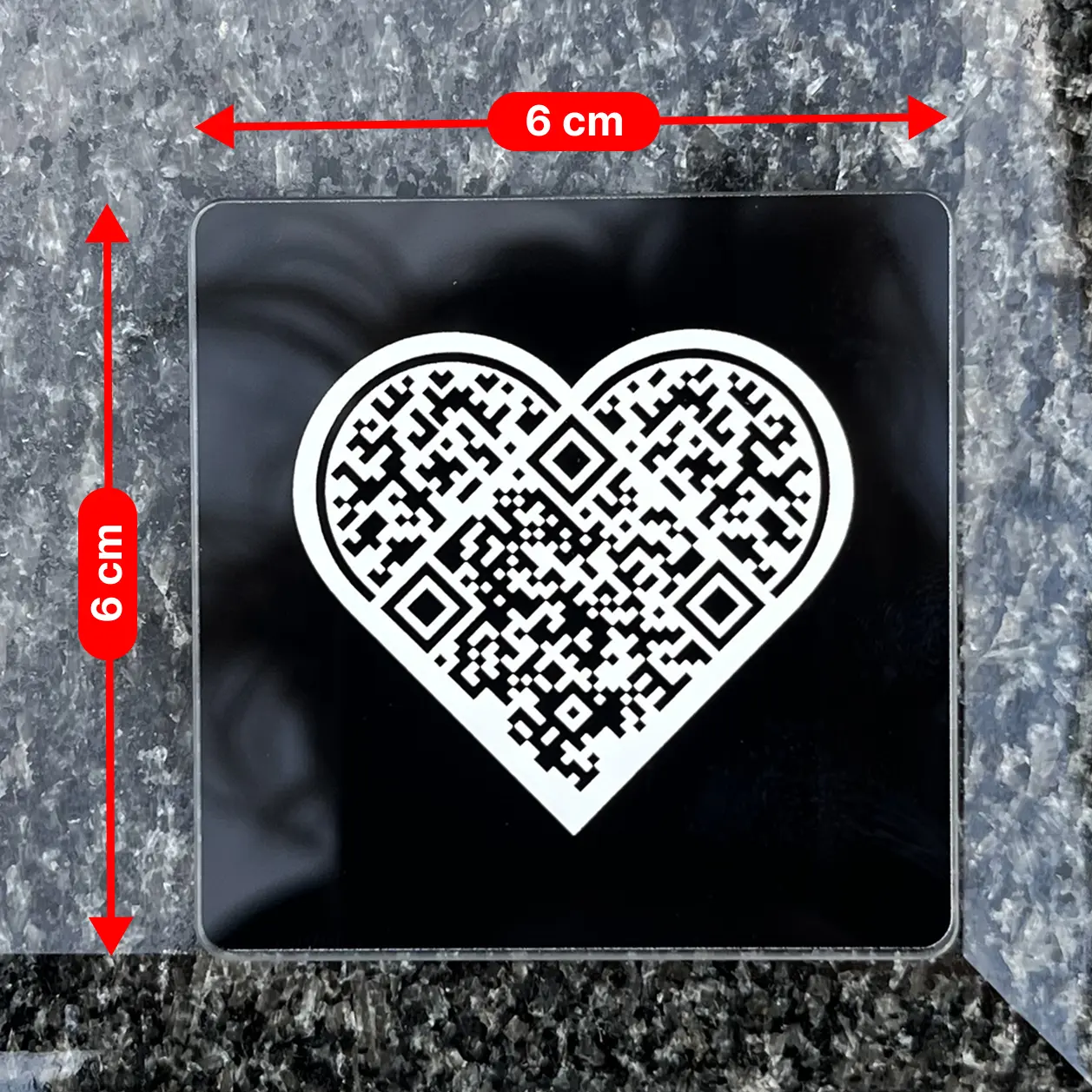 Wymiary tabliczki z kodem QR